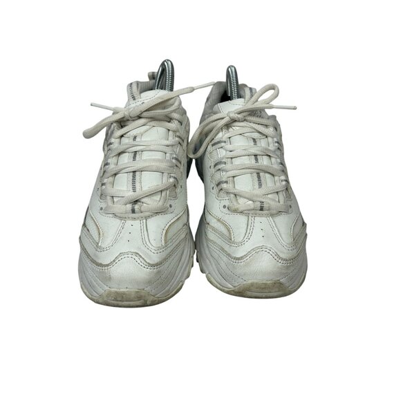 Skechers DLites Womens White Sneakers Size 8.5 Memory Foam Air Cooled Comfortabl - Picture 2 of 9